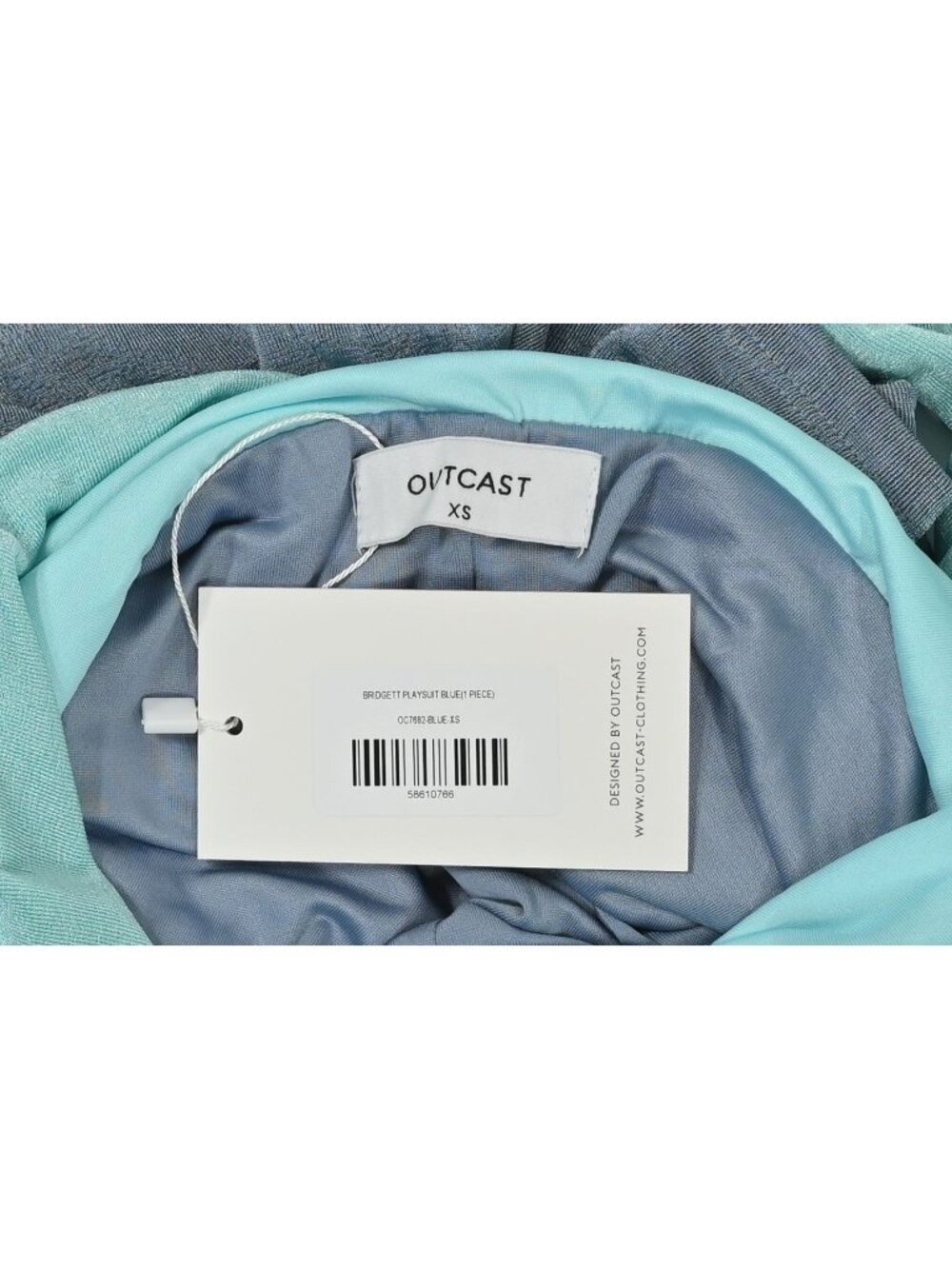 Outcast Bridgett Playsuit in Blue - Picture 3 of 4